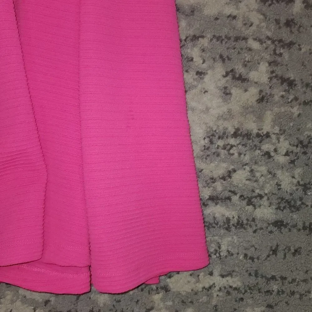 Leslie Fay Pink A line Dress || sz4 || EUC - Picture 6 of 14